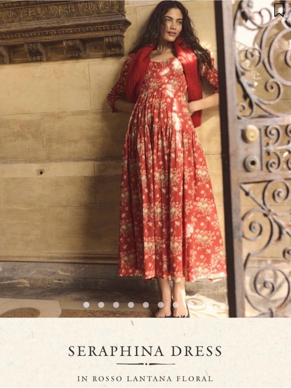 Doen - Seraphina Dress - Rosso Lantana Floral